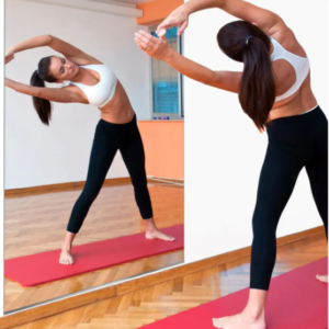 HD Wall Mirror Kit For Gym And Dance Studio 48 X 72 Inches With Safety Backing